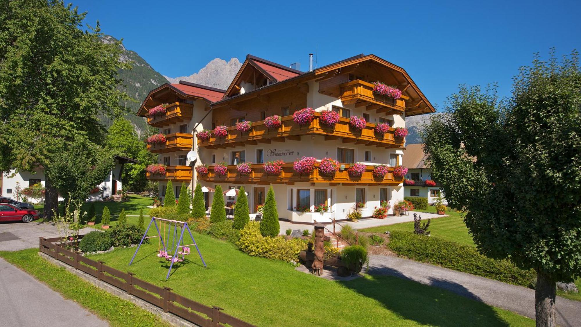 Hotel-Garni Weidacherhof ロイタシュ エクステリア 写真